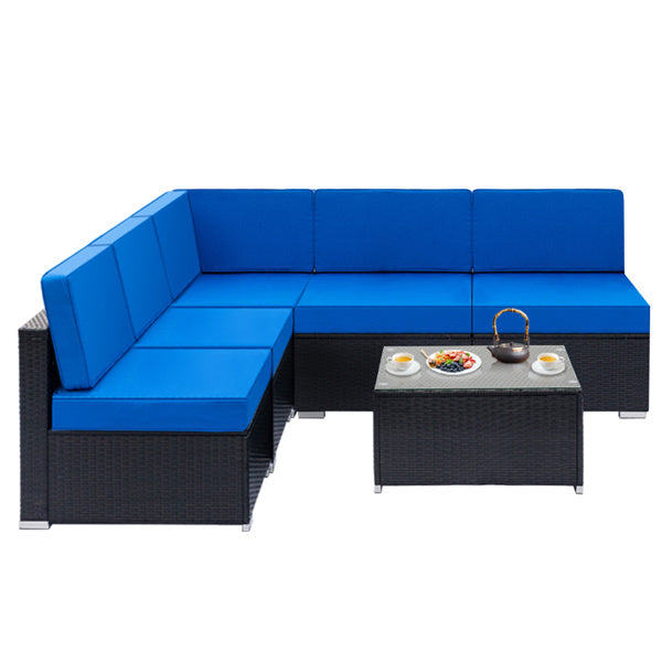 Fully Equipped Weaving Rattan Sofa Set