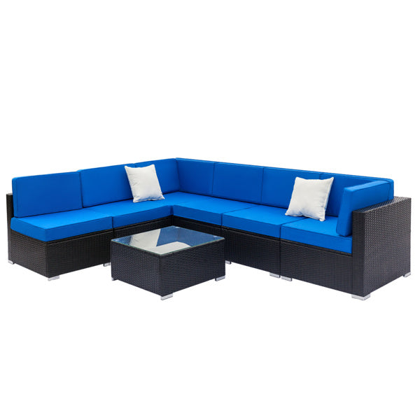 Fully Equipped Weaving Rattan Sofa Set