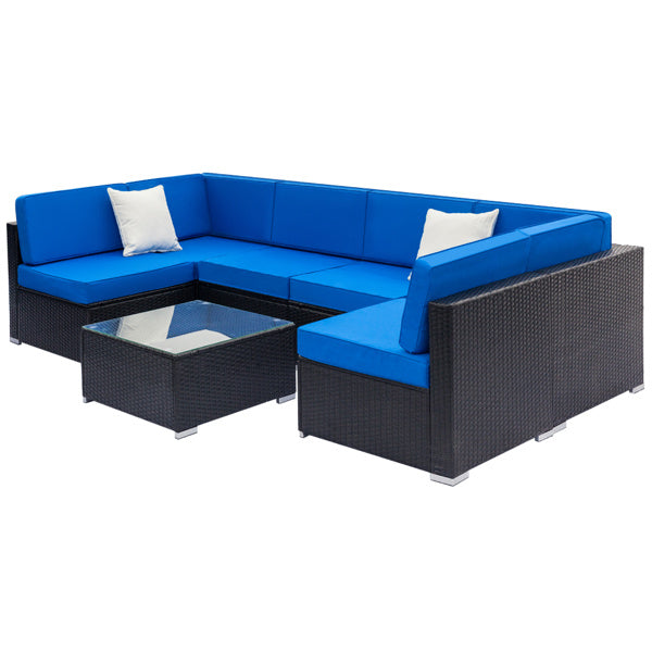 Fully Equipped Weaving Rattan Sofa Set