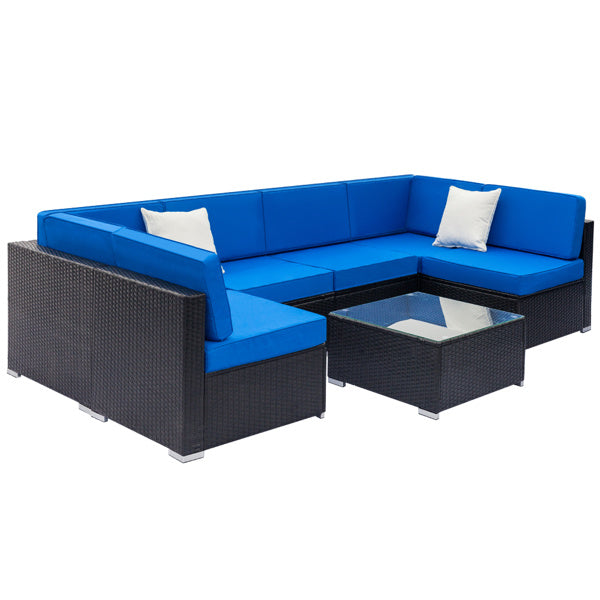 Fully Equipped Weaving Rattan Sofa Set