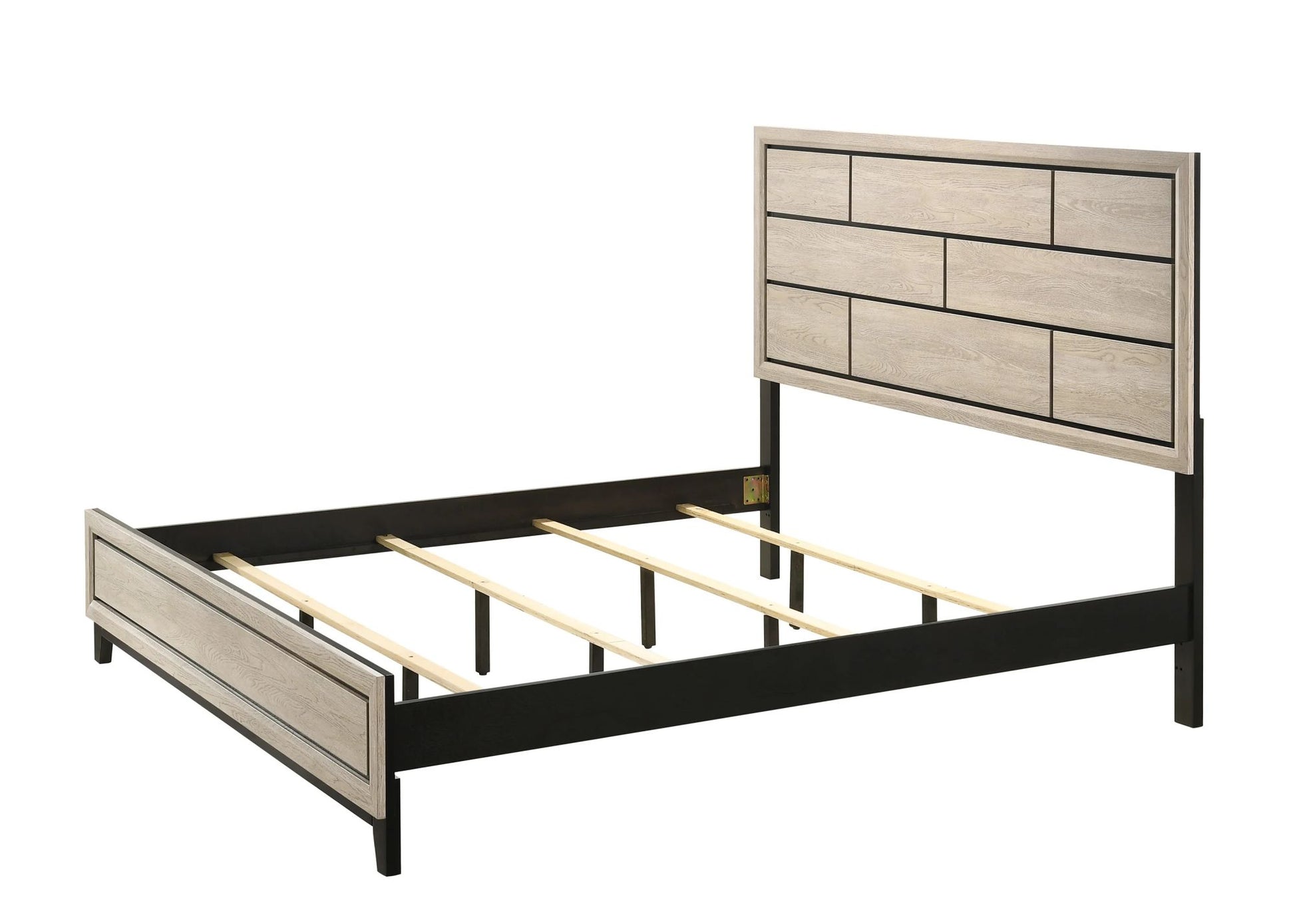 Low-profile Panel Bed Queen