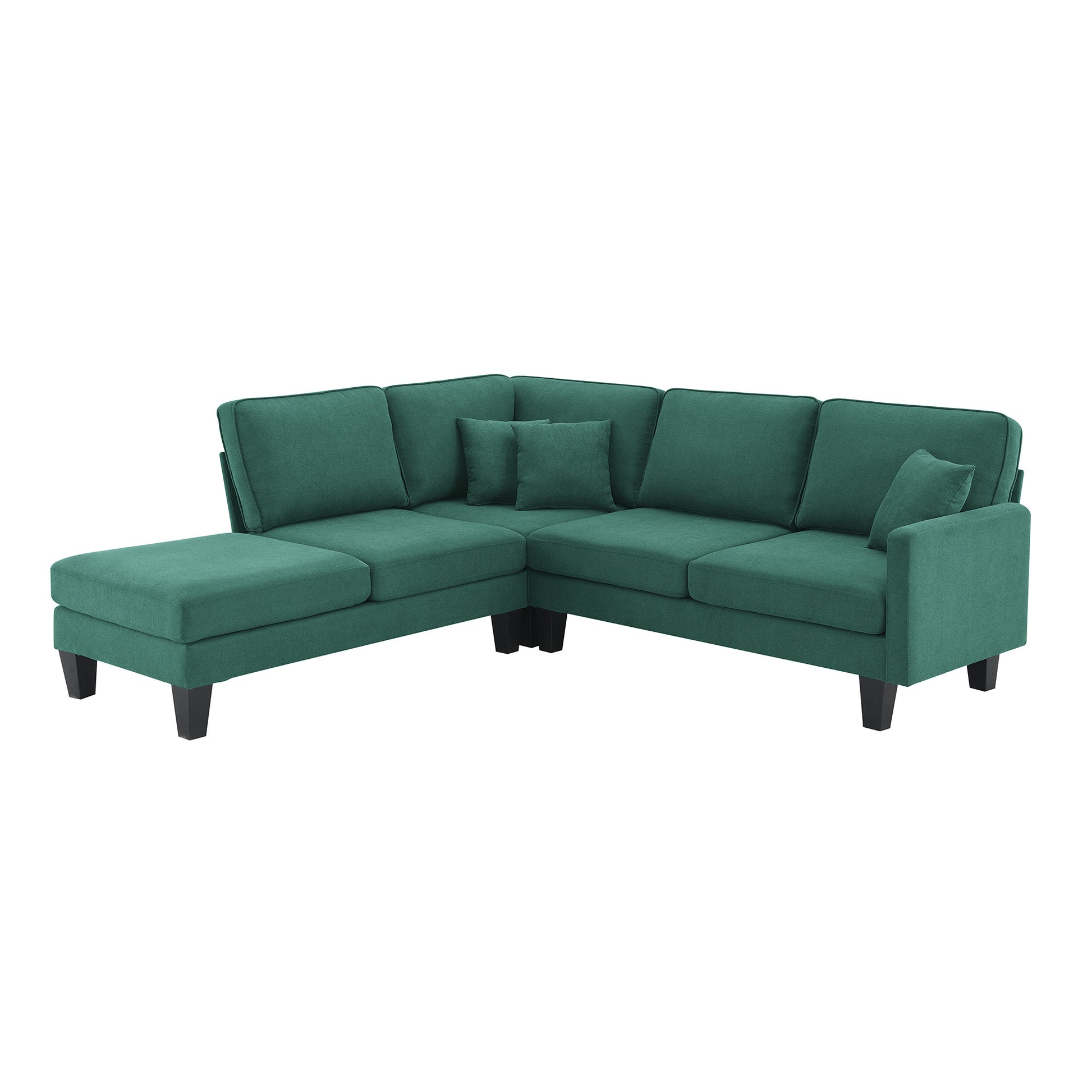 Terrycloth L-Shape Minimalist Couch