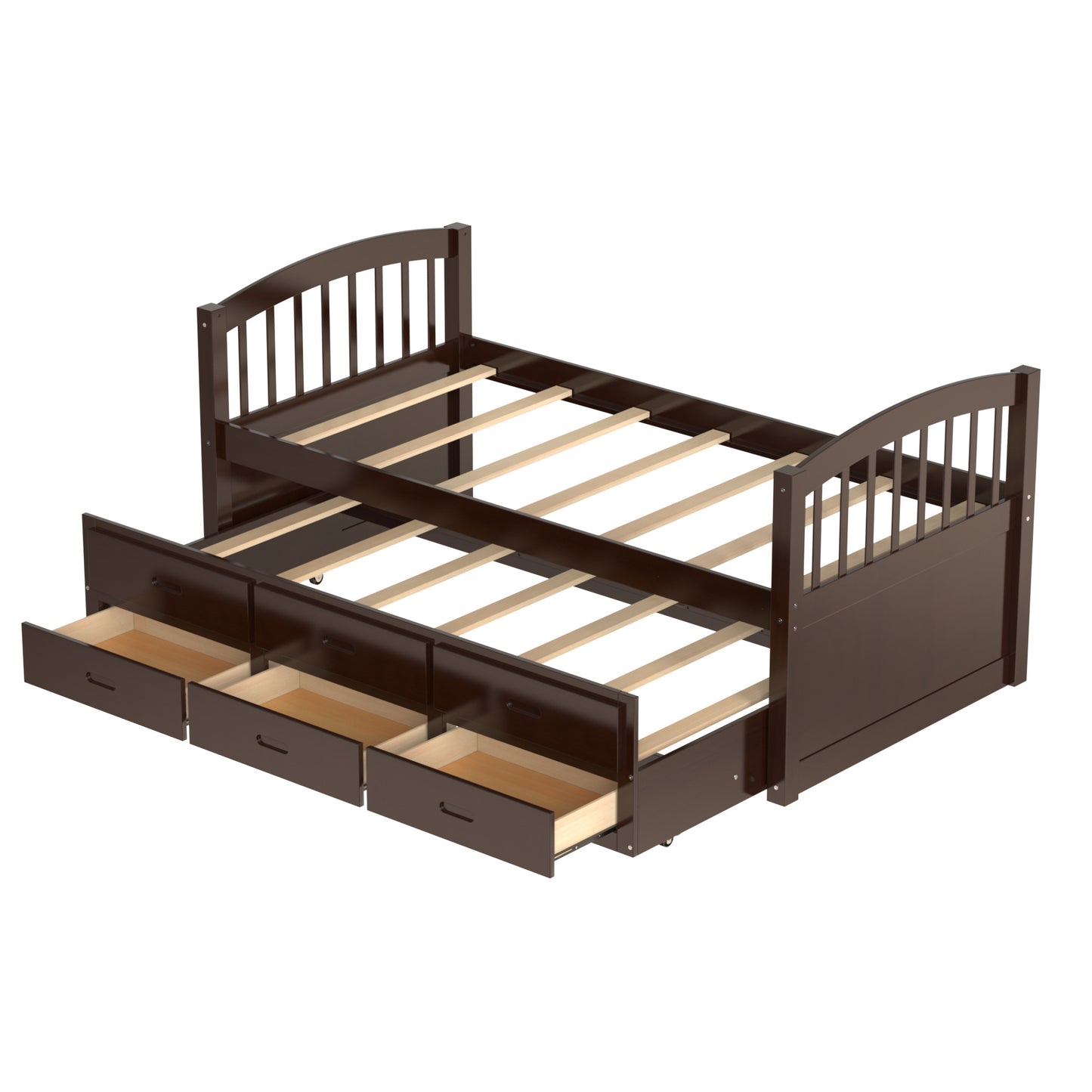 Space-Efficient Bunk Bed with Storage