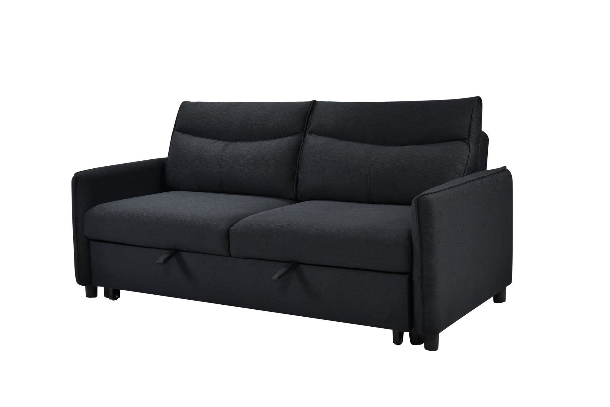 Stylish Black Fabric Sofa