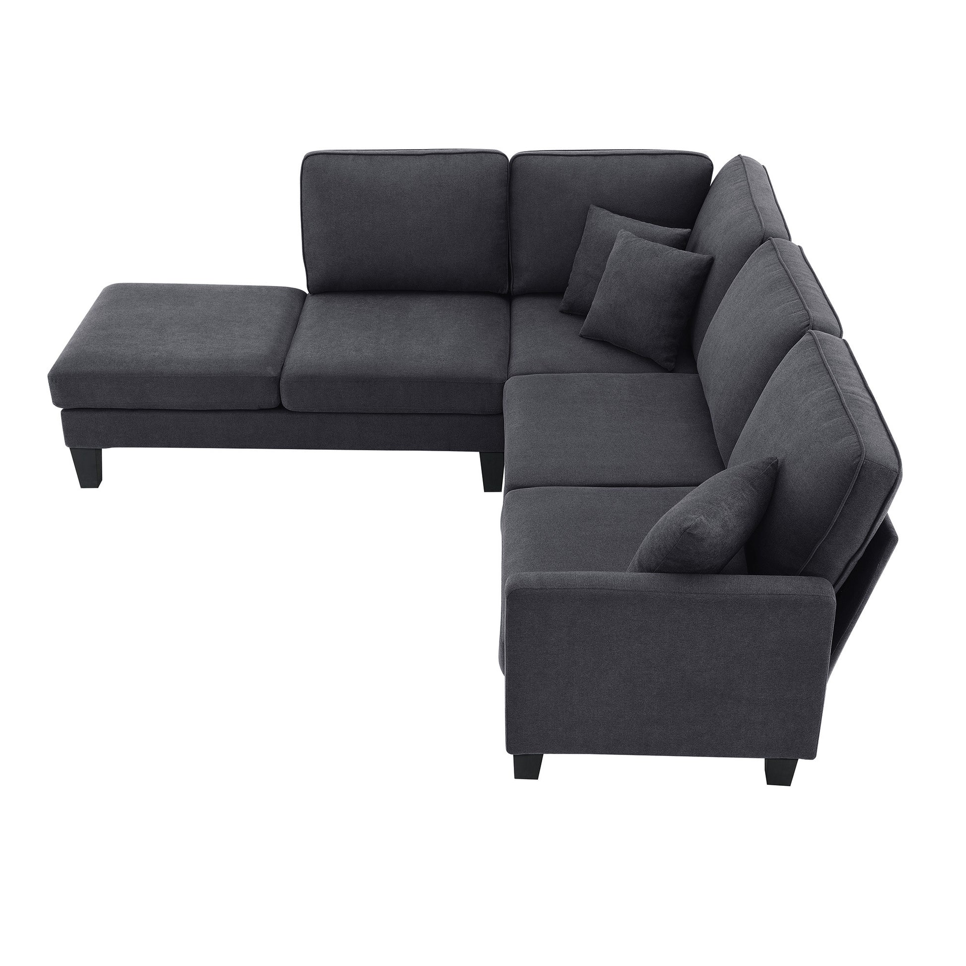 Spacious 5-Seater Couch Set