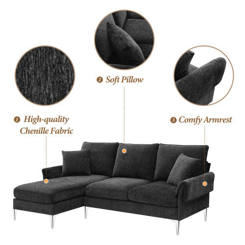 Reversible Chaise Lounge Sofa