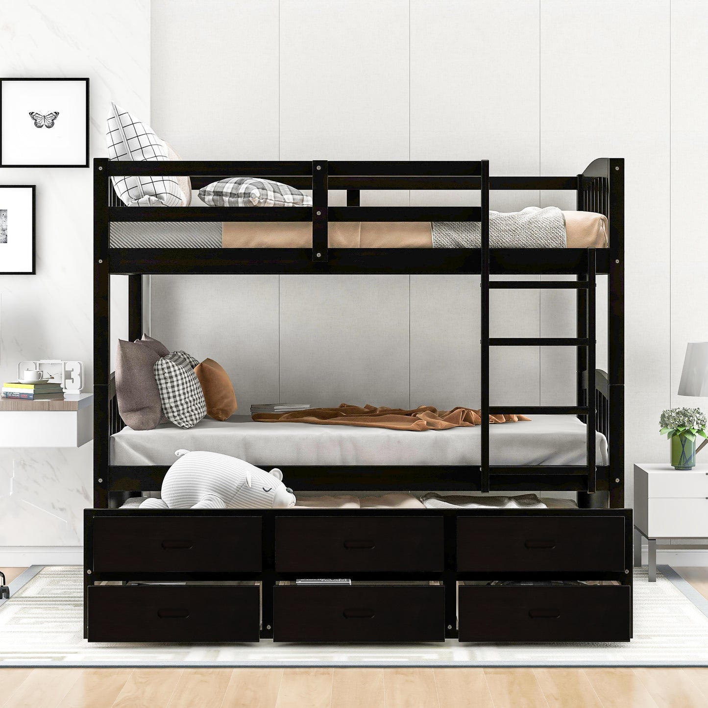 Bunk Bed with Storage Drawers