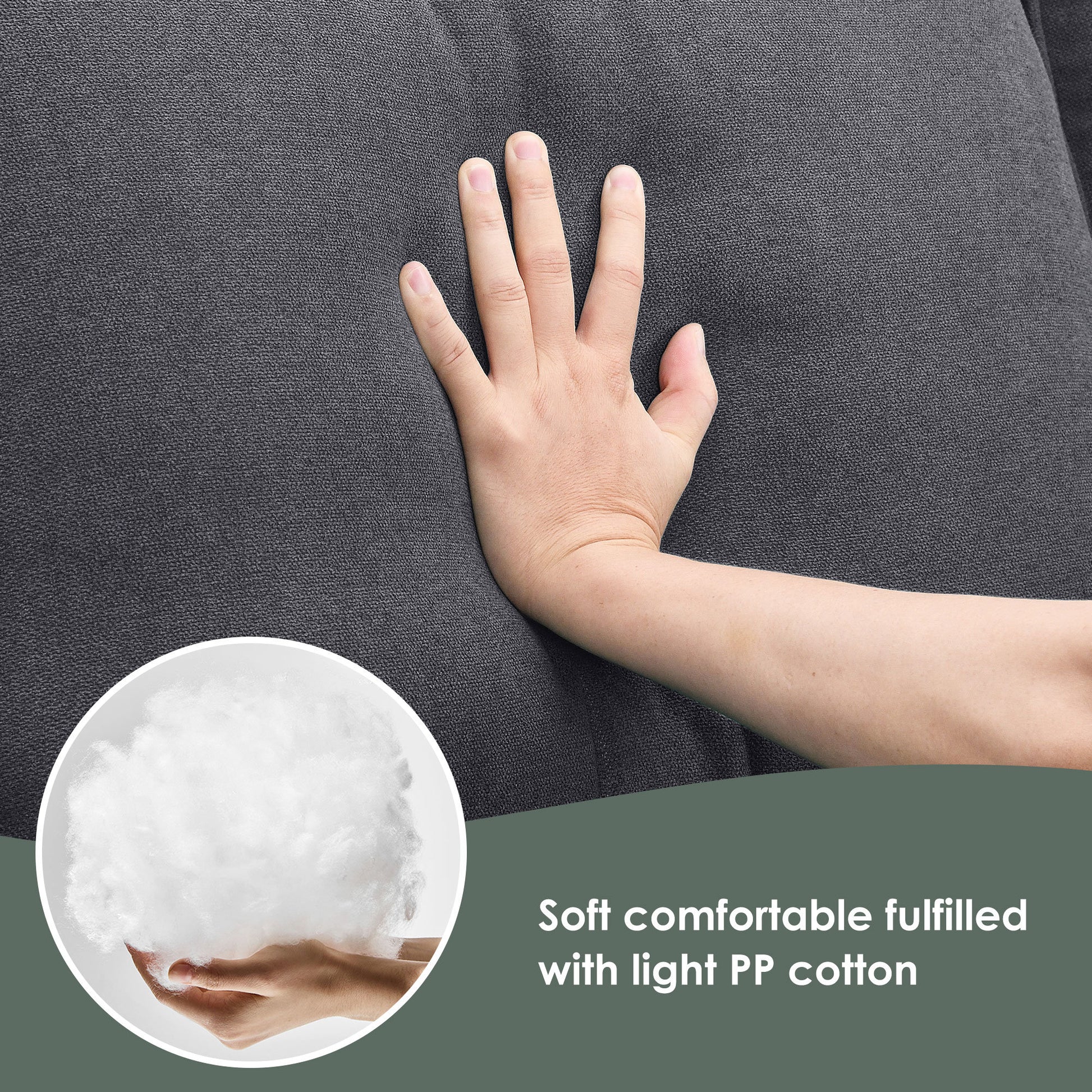 Contemporary Terrycloth Couch