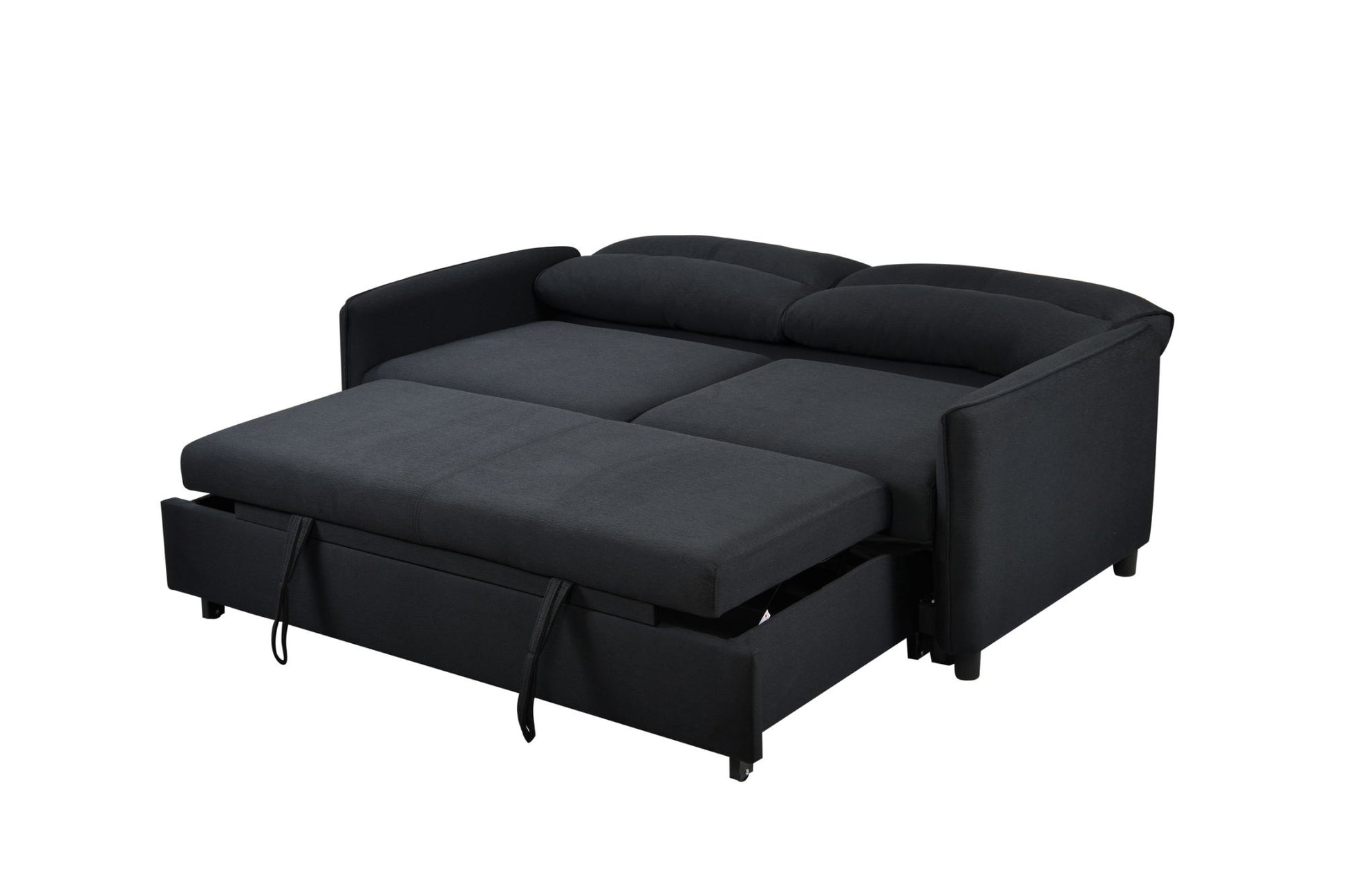 Pullout Bed Couch in Black