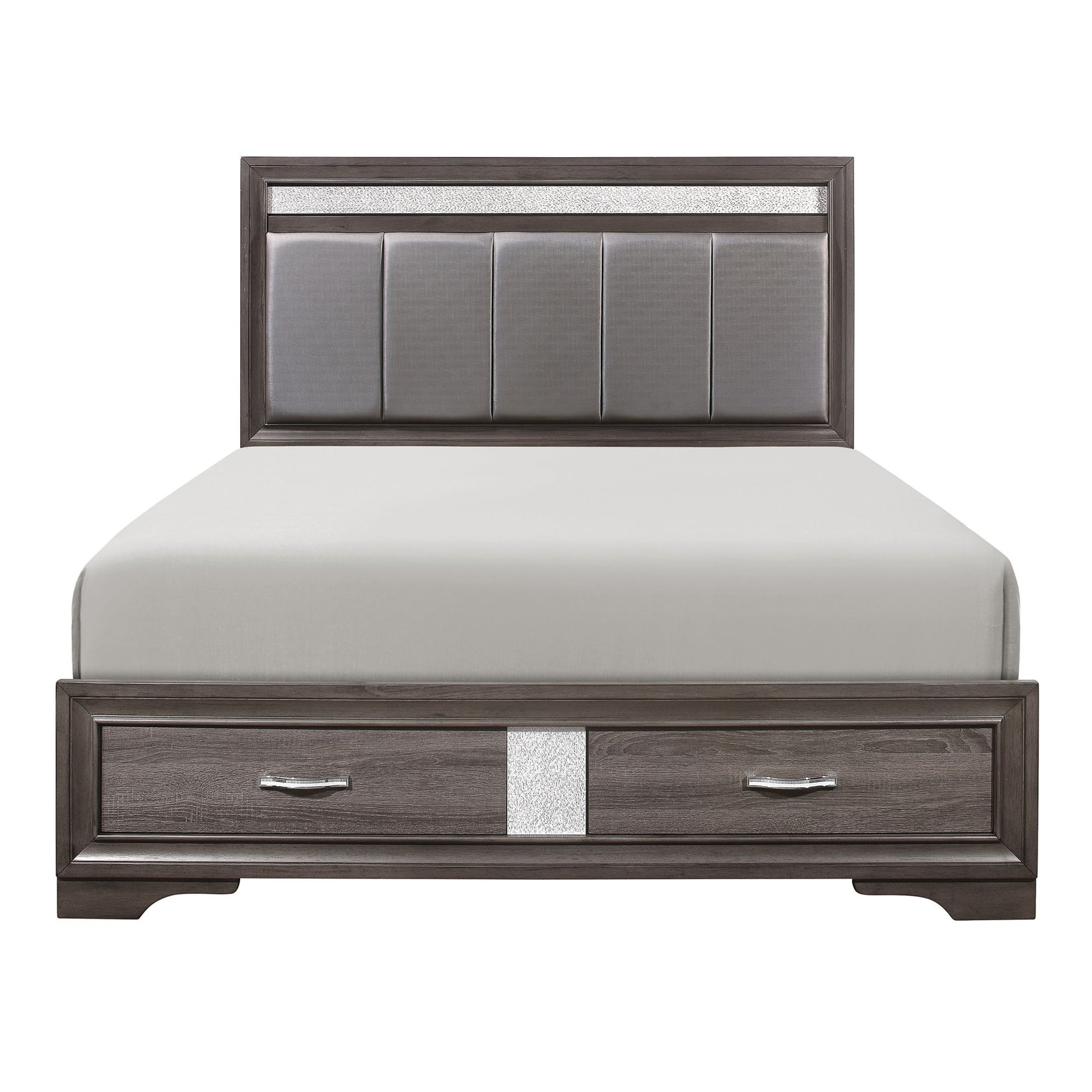 Queen Platform Bed with Storage